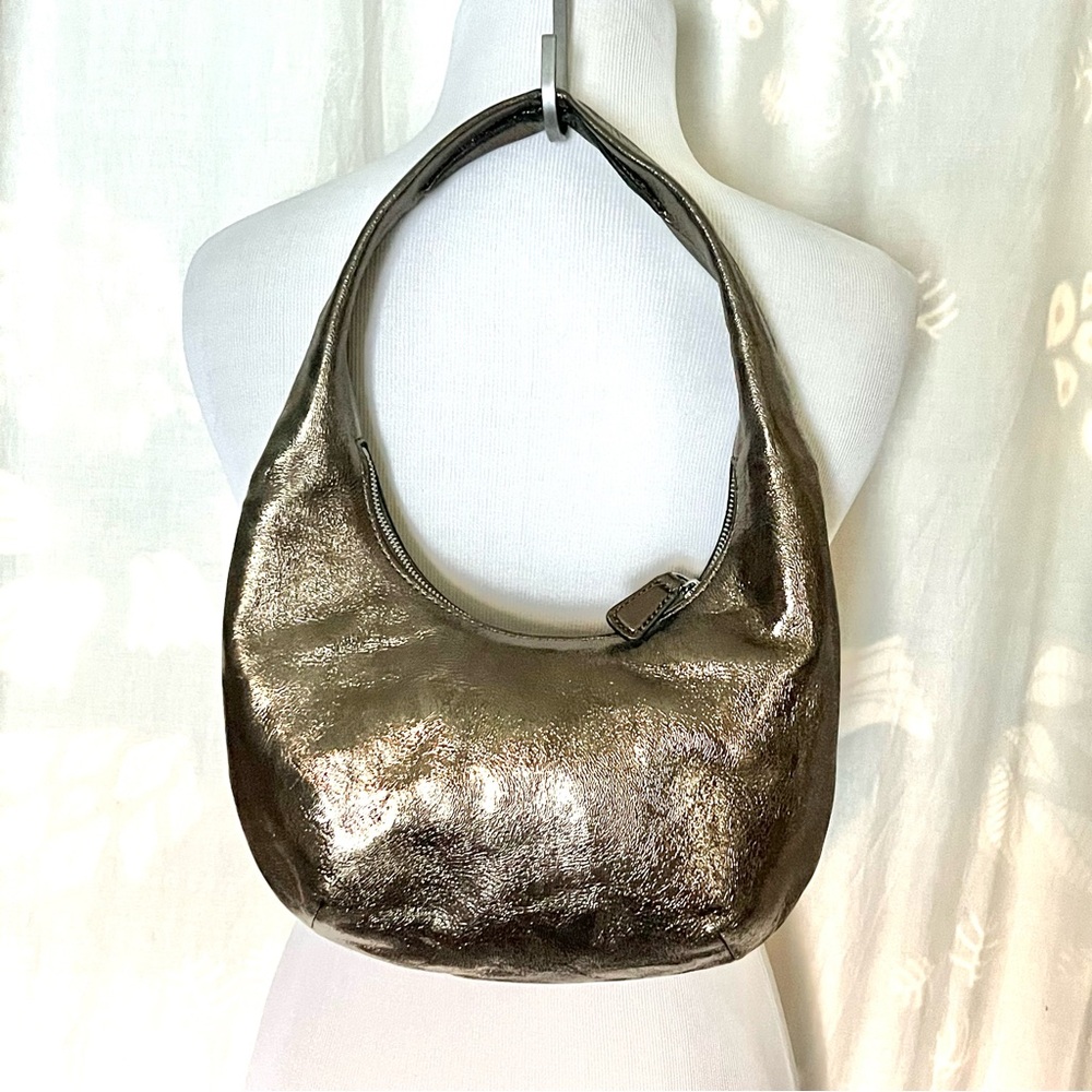 Madewell The Medium Bag in Metallic Leather
